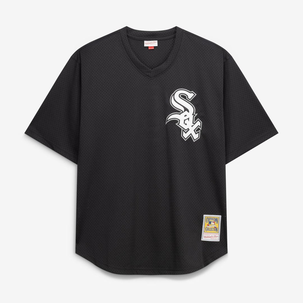 Chicago White Sox Bo Jackson Mitchell & Ness Cooperstown Big & Tall Mesh Batting Practice Jersey - Black