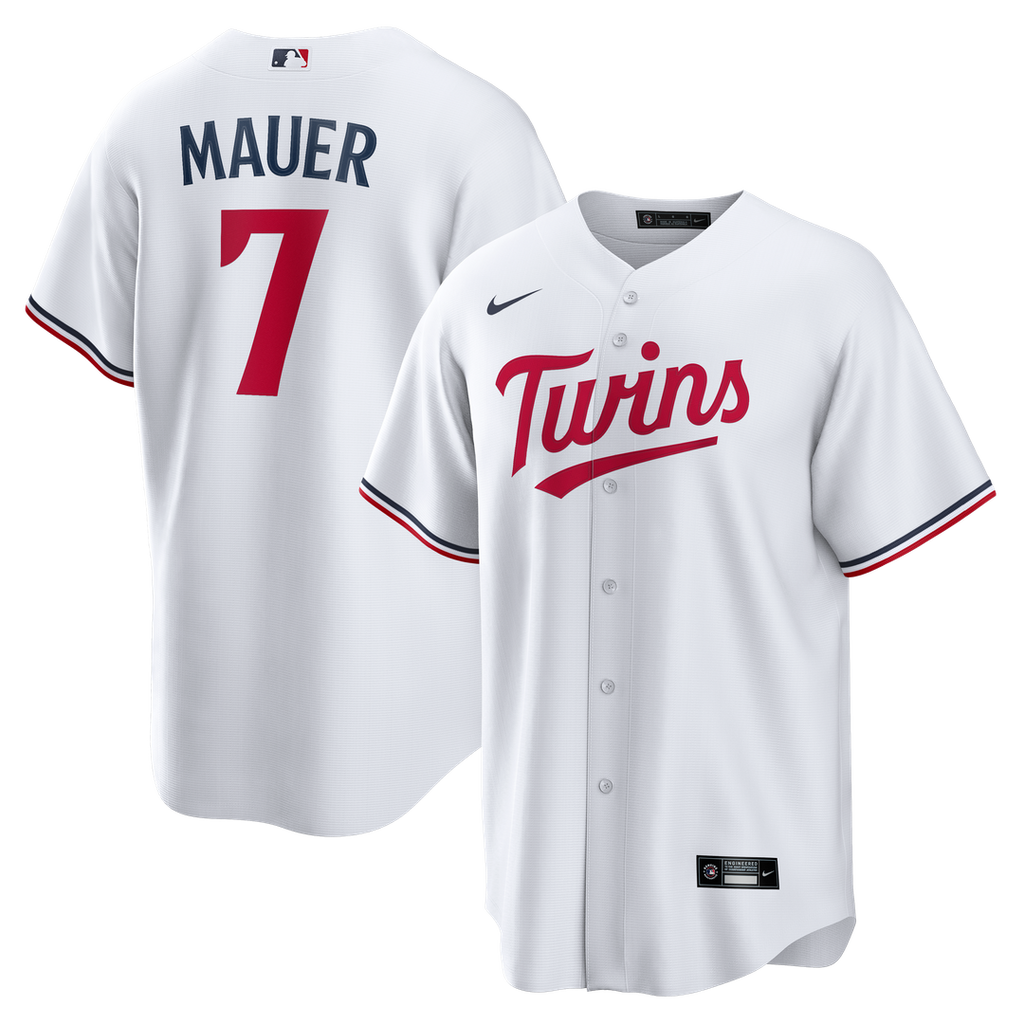 Minnesota Twins Joe Mauer Nike Home Retired Player Replica Jersey - White