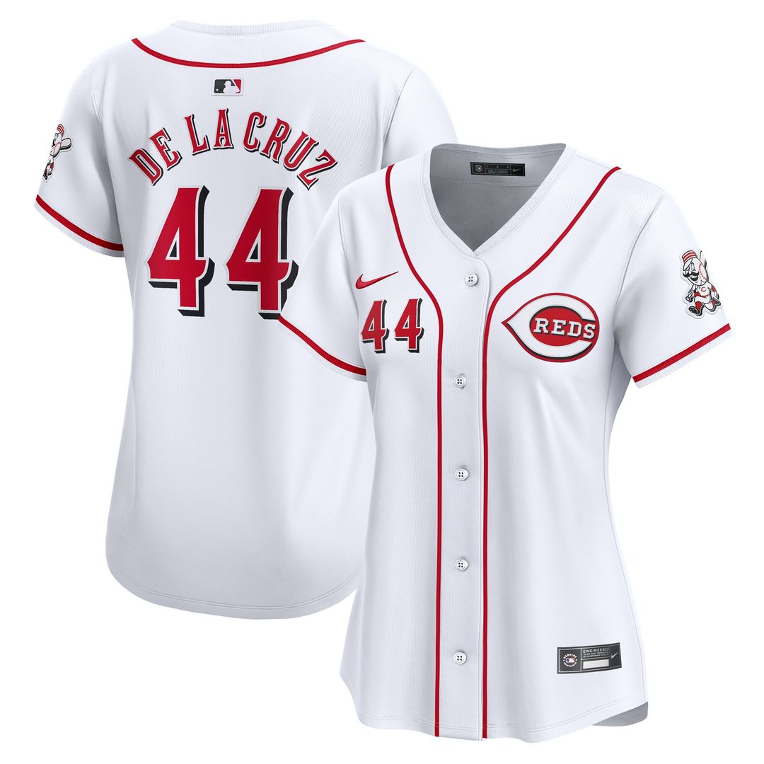 Cincinnati Reds Elly De La Cruz Nike Women's Home Limited Player Jersey – White