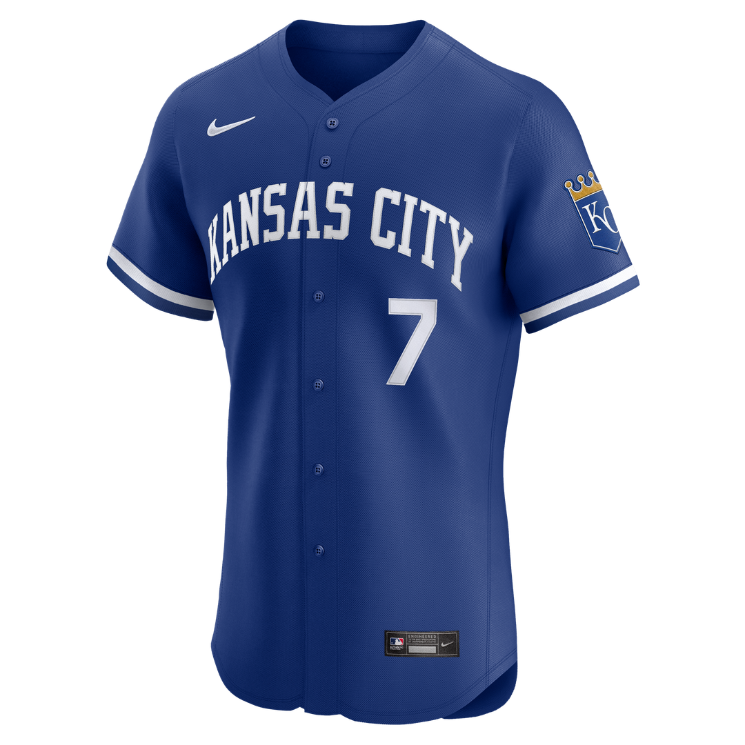 Kansas City Royals Bobby Witt Jr. Nike Alternate 2 Elite Player Jersey - Royal