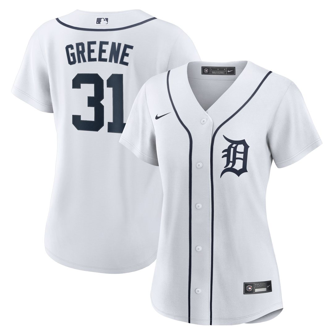 Detroit Tigers Riley Greene Nike Women's Home Replica Player Jersey - White