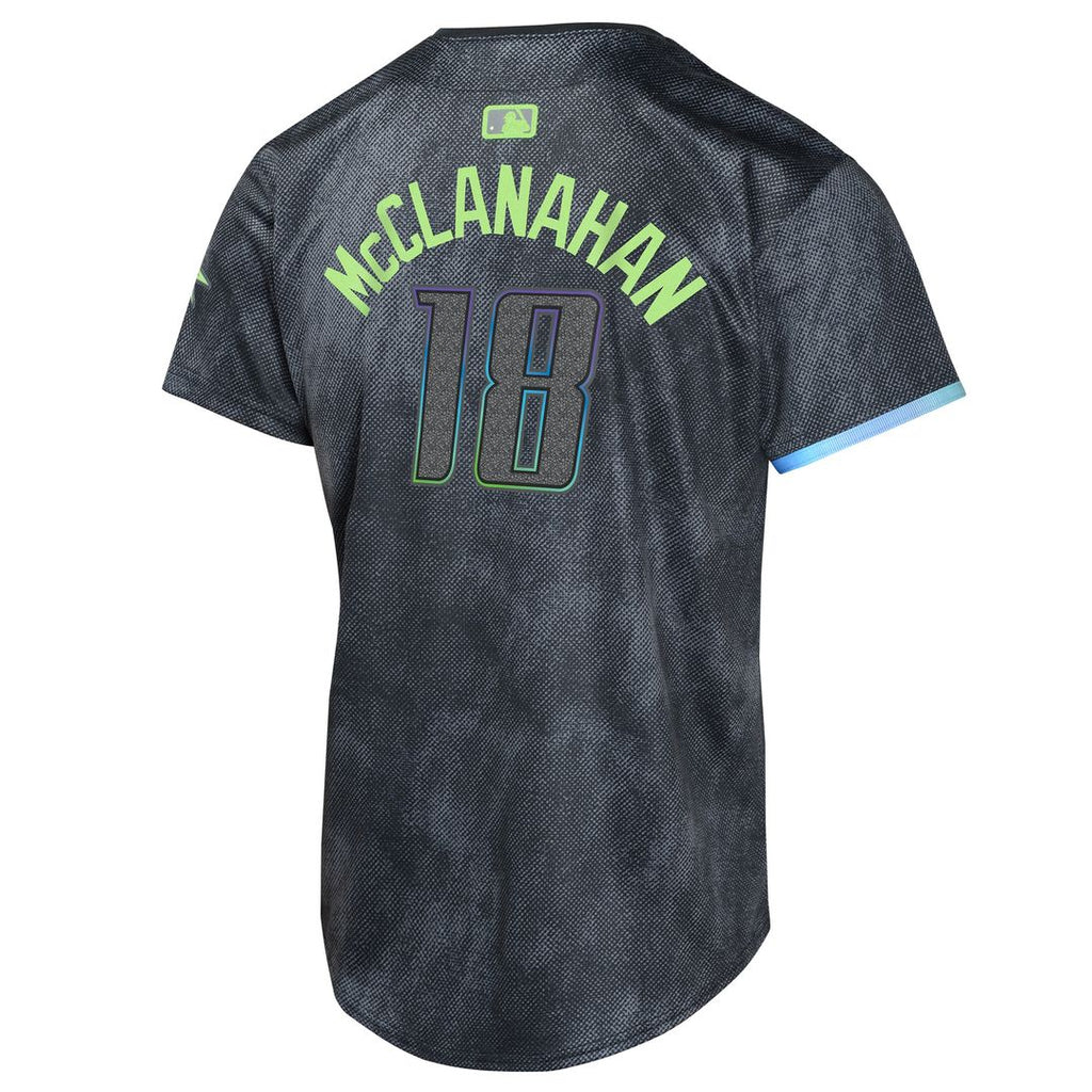 Tampa Bay Rays Shane McClanahan Nike Youth 2024 City Connect Limited Player Jersey - Charcoal