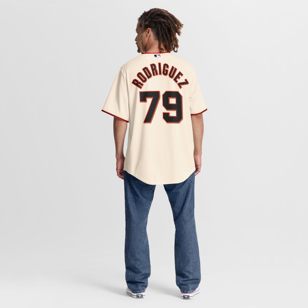 San Francisco Giants Jesus Rodriguez Nike Home Replica Jersey - Cream