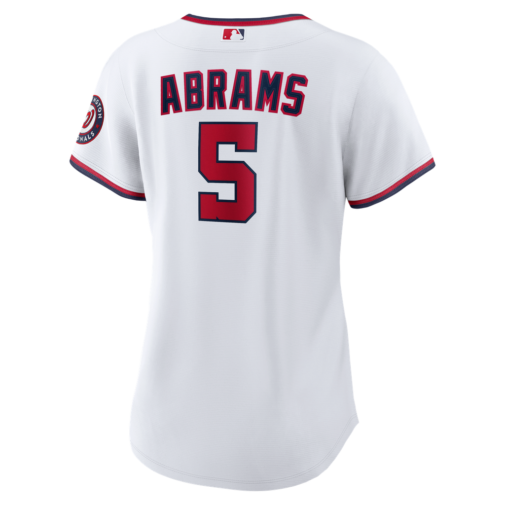 Washington Nationals CJ Abrams Nike Women's Home Replica Player Jersey - White