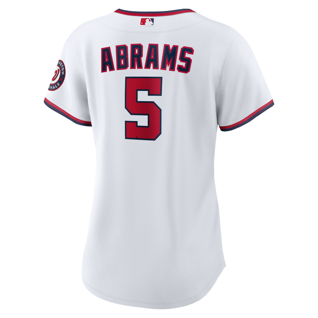 Washington Nationals CJ Abrams Nike Women's Home Replica Player Jersey - White
