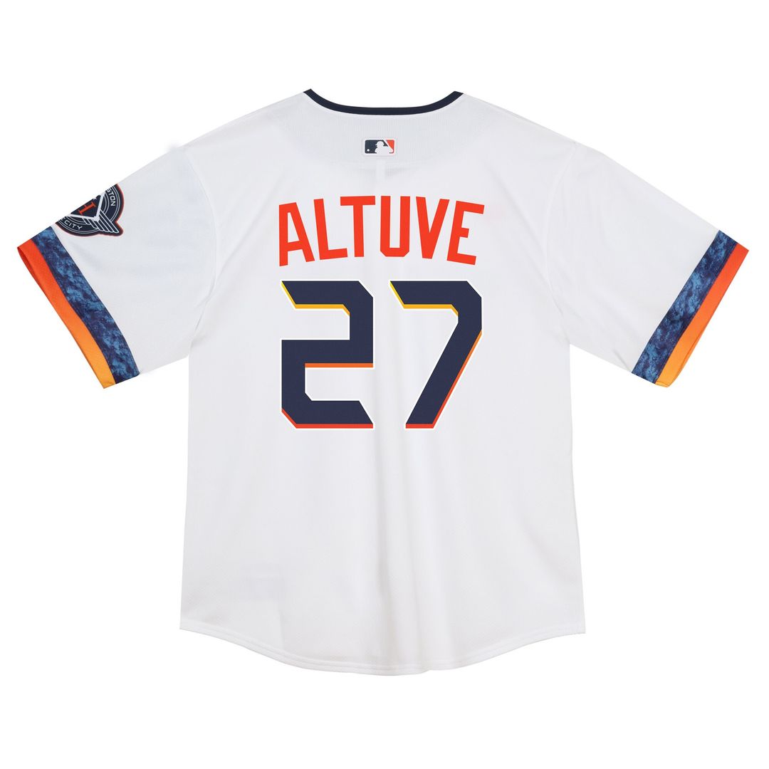 Houston Astros Jose Altuve Nike Infant 2025 City Connect Limited Player Jersey - White