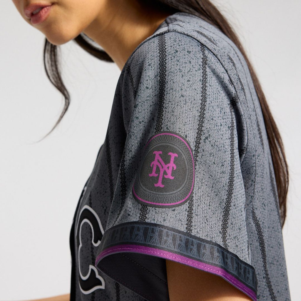New York Mets Nike Women's City Connect Limited Jersey - Gray