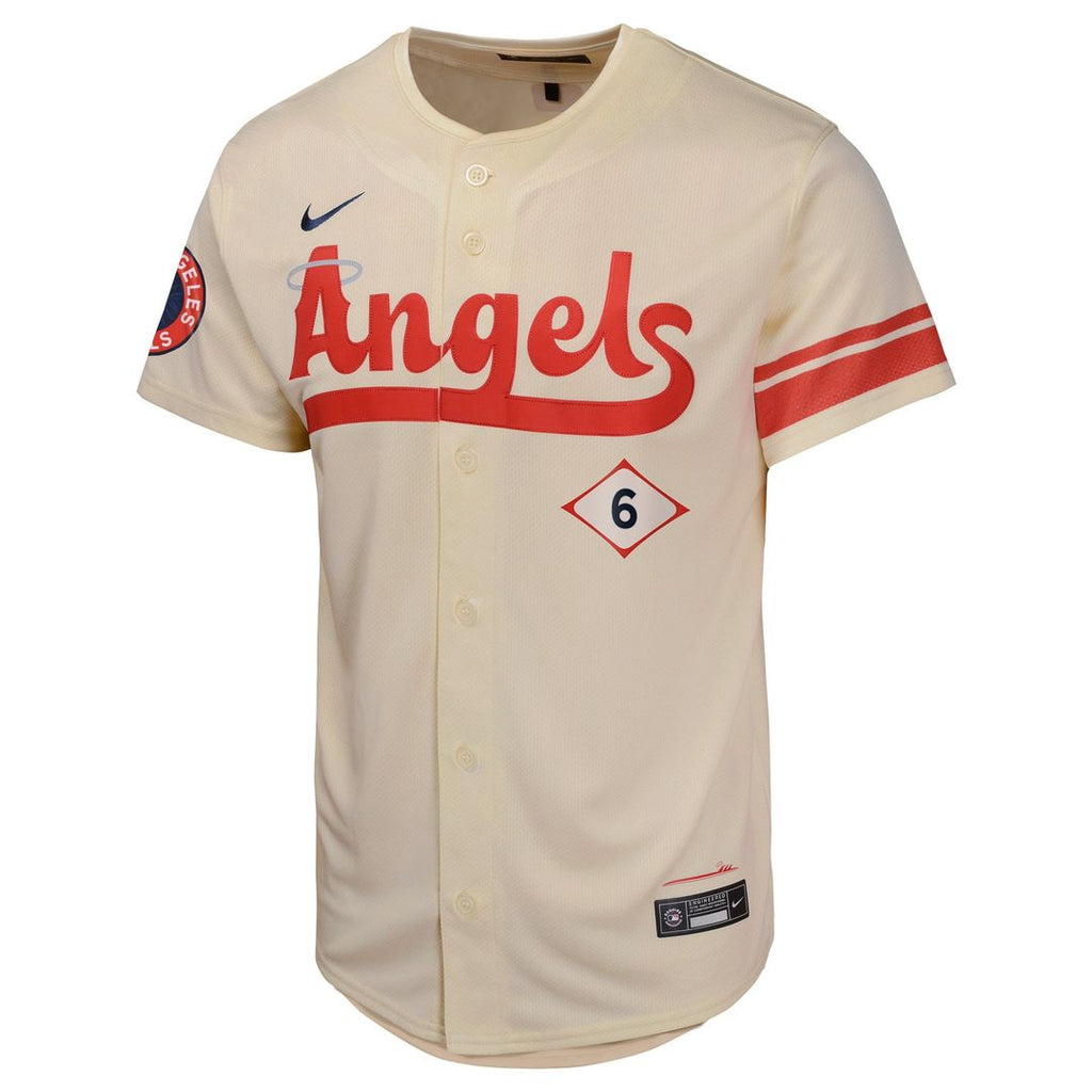 Los Angeles Angels Anthony Rendon Nike Youth City Connect Limited Player Jersey - Cream
