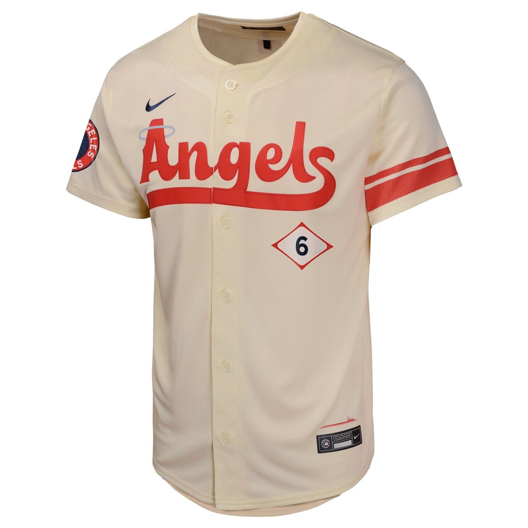 Los Angeles Angels Anthony Rendon Nike Youth City Connect Limited Player Jersey - Cream