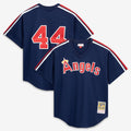 Reggie Jackson California Angels Mitchell & Ness Authentic Batting Practice Jersey - Navy