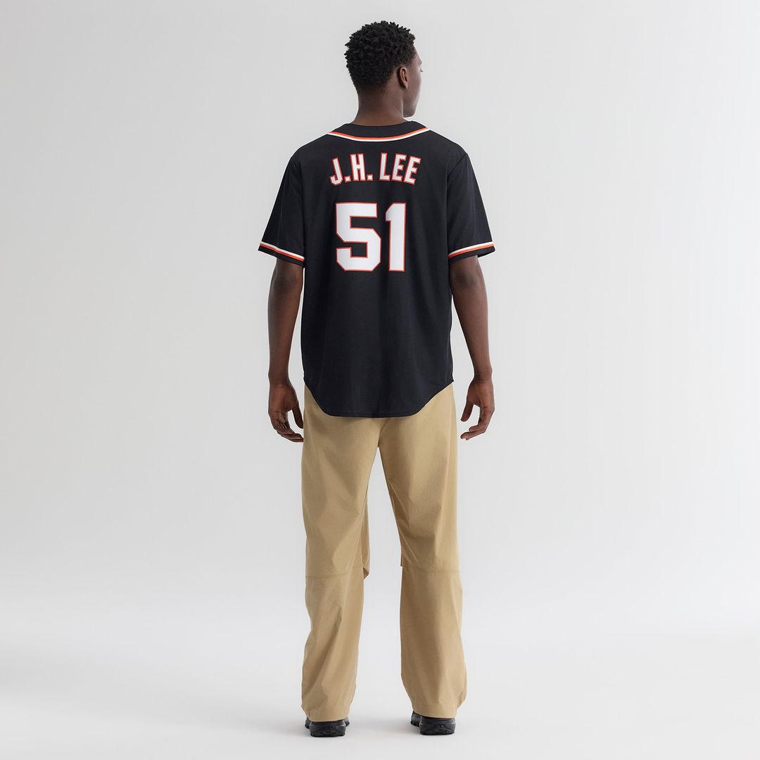 San Francisco Giants Jung Hoo Lee Nike Fashion Replica Black Out Jersey