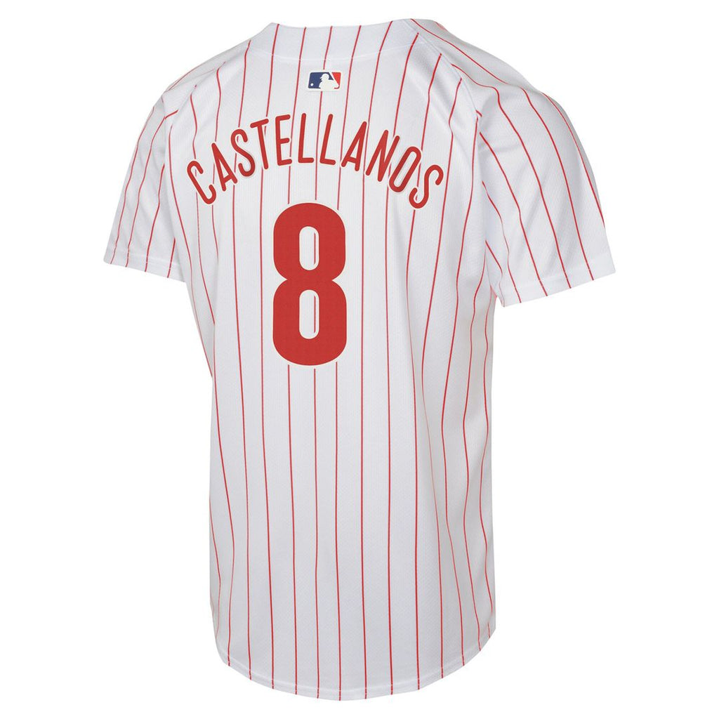 Philadelphia Phillies Nick Castellanos Nike Youth Home Game Player Jersey - White