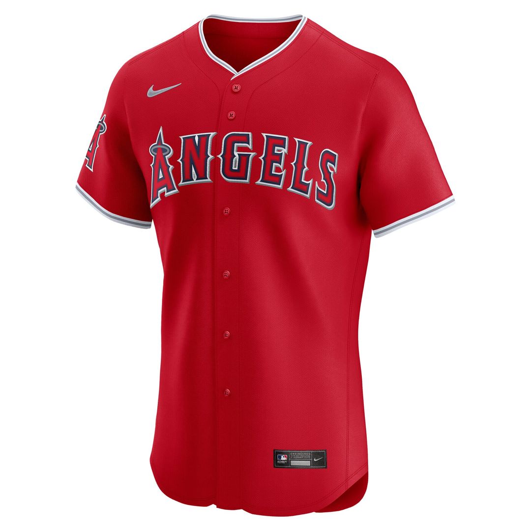 Los Angeles Angels Nike Home Elite Jersey - White