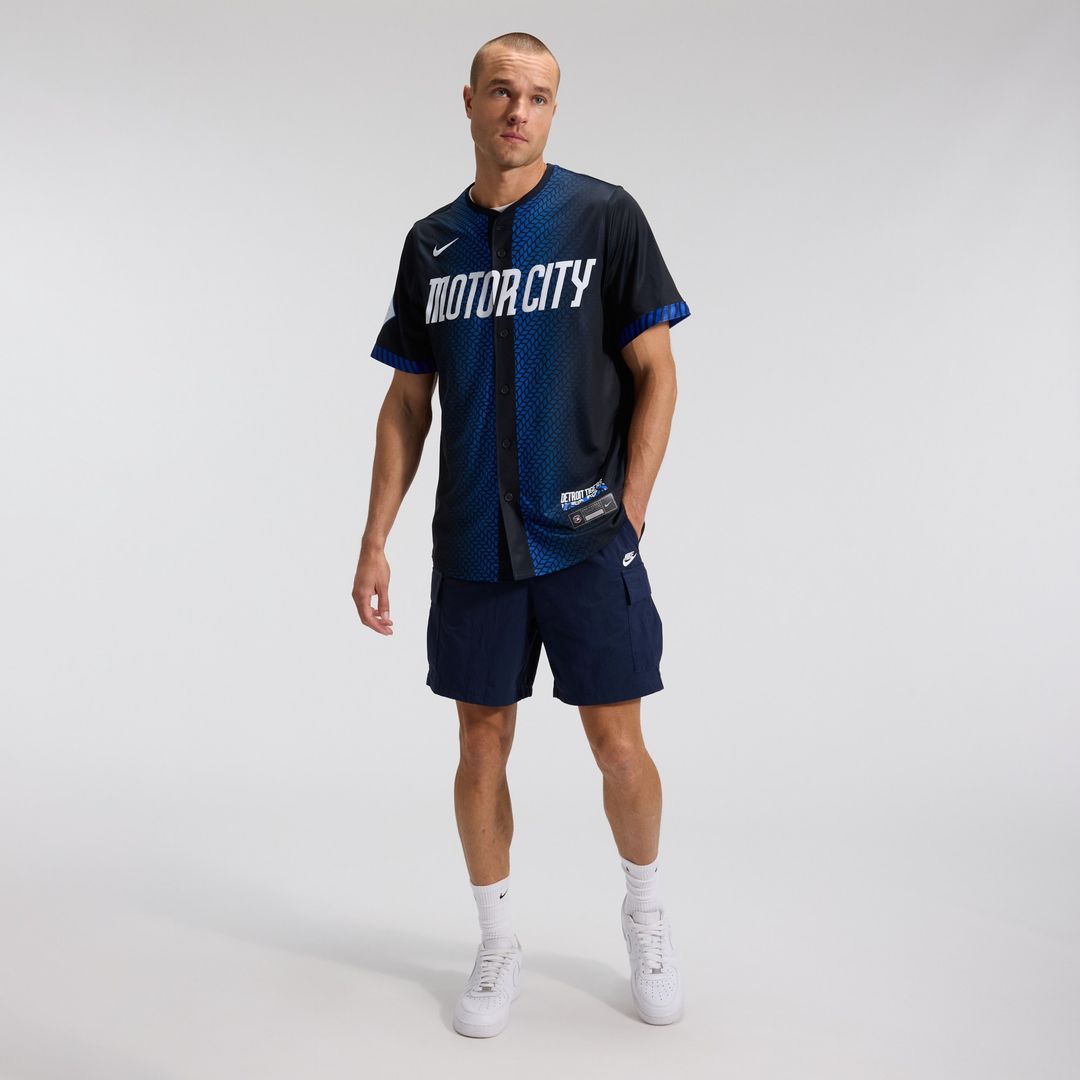 Detroit Tigers Nike City Connect Limited Jersey - Blue