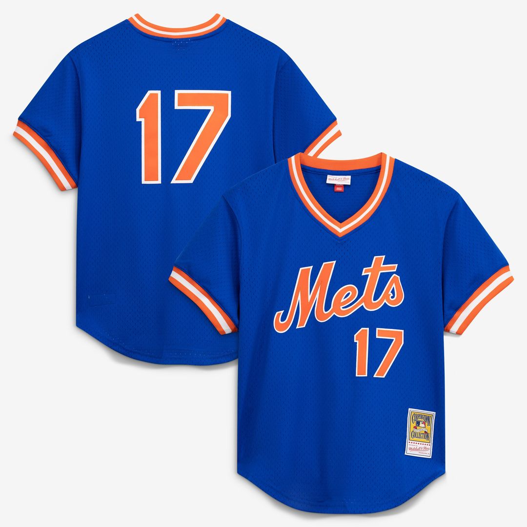 New York Mets Keith Hernandez Mitchell & Ness Authentic Batting Practice Jersey - Royal