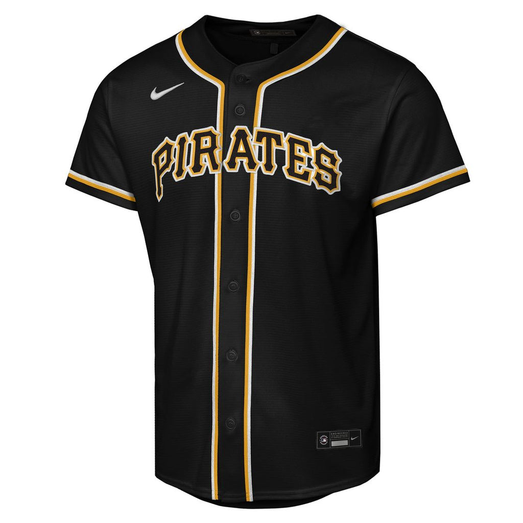 Pittsburgh Pirates Paul Skenes Nike Youth Fashion Replica Player Jersey - Black