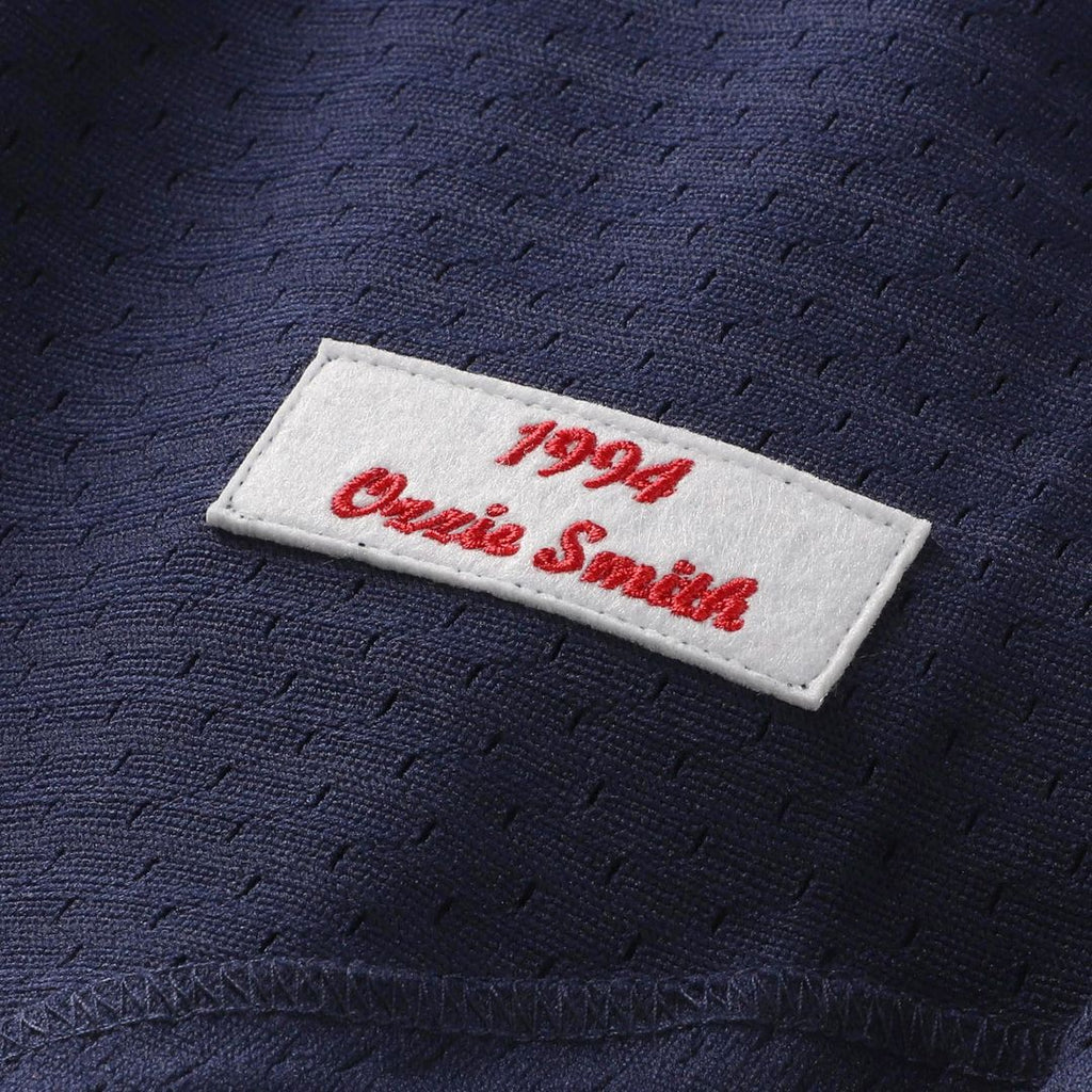St. Louis Cardinals Ozzie Smith Mitchell & Ness Authentic Batting Practice Jersey - Navy