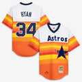 Houston Astros Nolan Ryan Mitchell & Ness Throwback Authentic Jersey - White