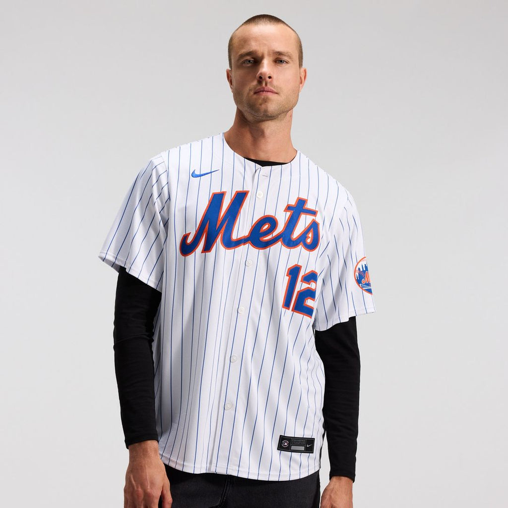 New York Mets Francisco Lindor Nike Alternate Limited Jersey - Black