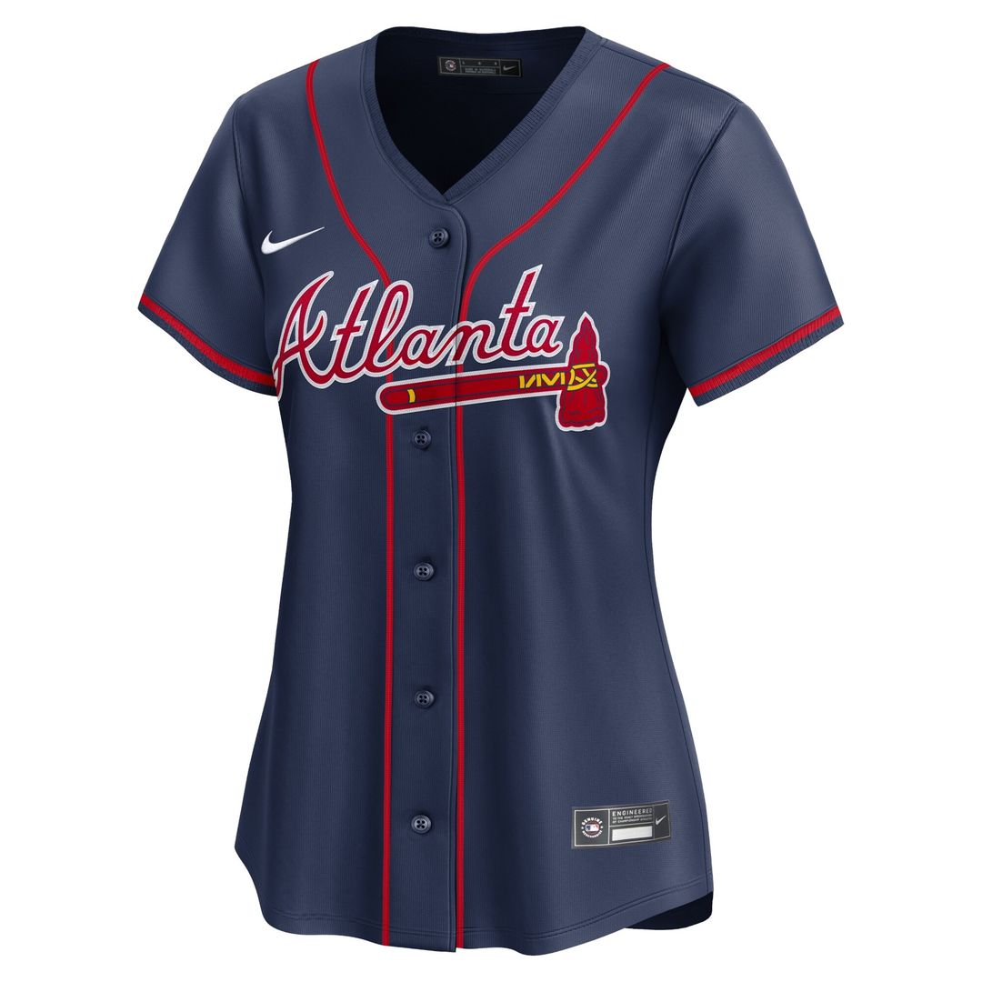 Atlanta Braves Ronald Acuña Jr. Nike Women's Alternate Limited Player Jersey – Navy