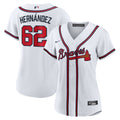 Atlanta Braves Daysbel Hernandez Nike Women's Home Replica Jersey - White