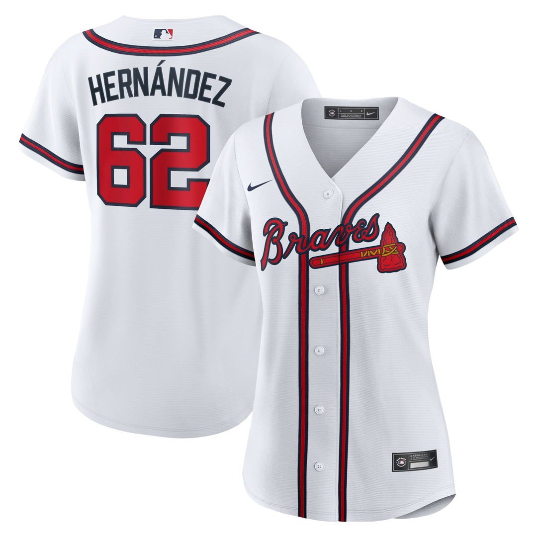 Atlanta Braves Daysbel Hernandez Nike Women's Home Replica Jersey - White