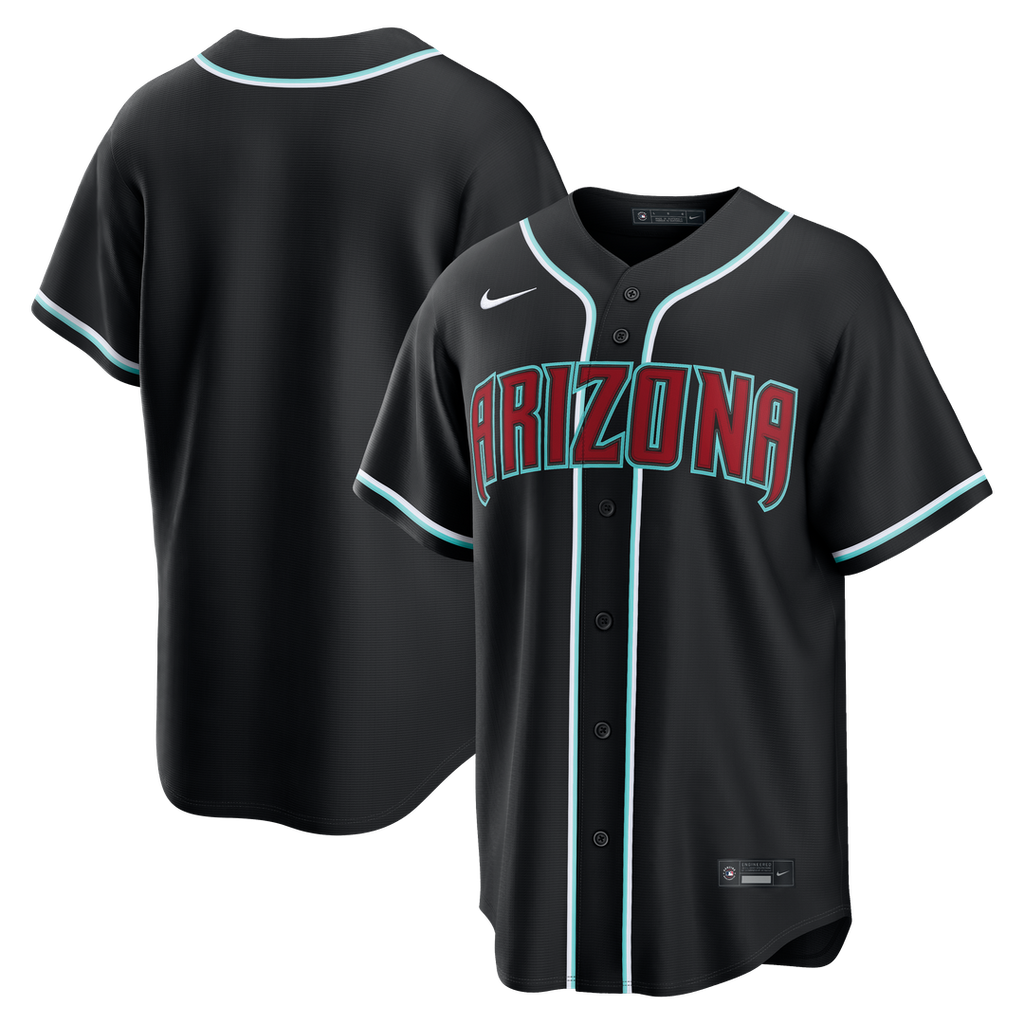 Arizona Diamondbacks Nike Fashion Replica Black Out Jersey