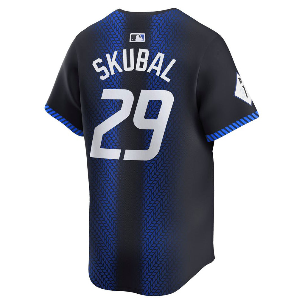 Detroit Tigers Tarik Skubal Nike City Connect Limited Jersey - Navy