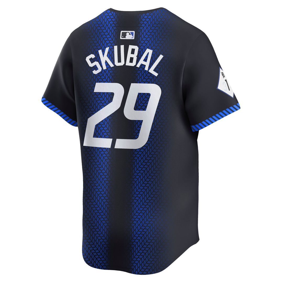 Detroit Tigers Tarik Skubal Nike City Connect Limited Jersey - Navy
