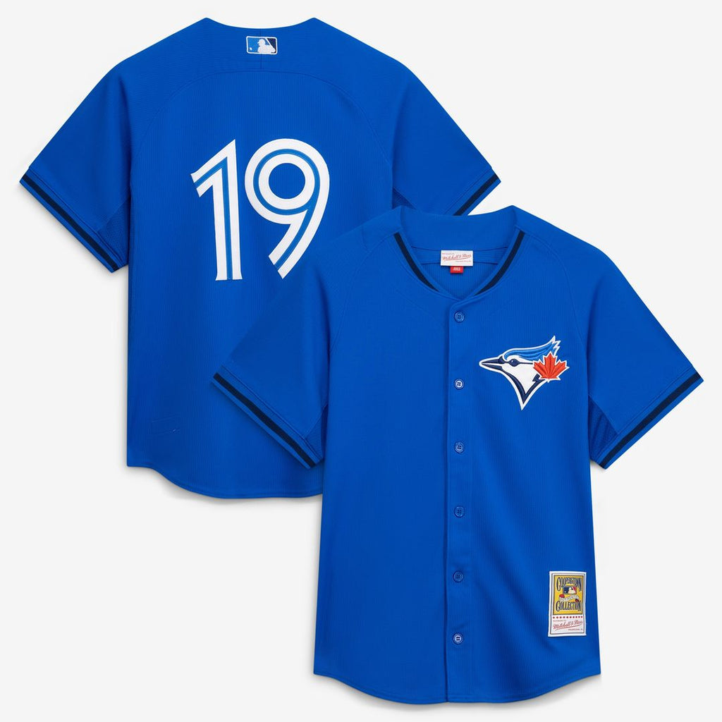 Toronto Blue Jays Jose Bautista Mitchell & Ness Authentic Batting Practice Jersey - Blue