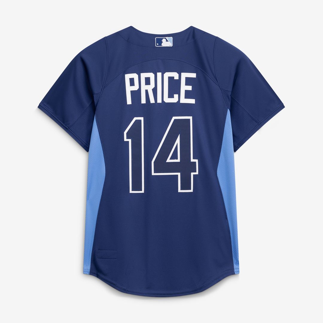 Tampa Bay Rays David Price Mitchell & Ness Authentic Batting Practice Jersey - Blue