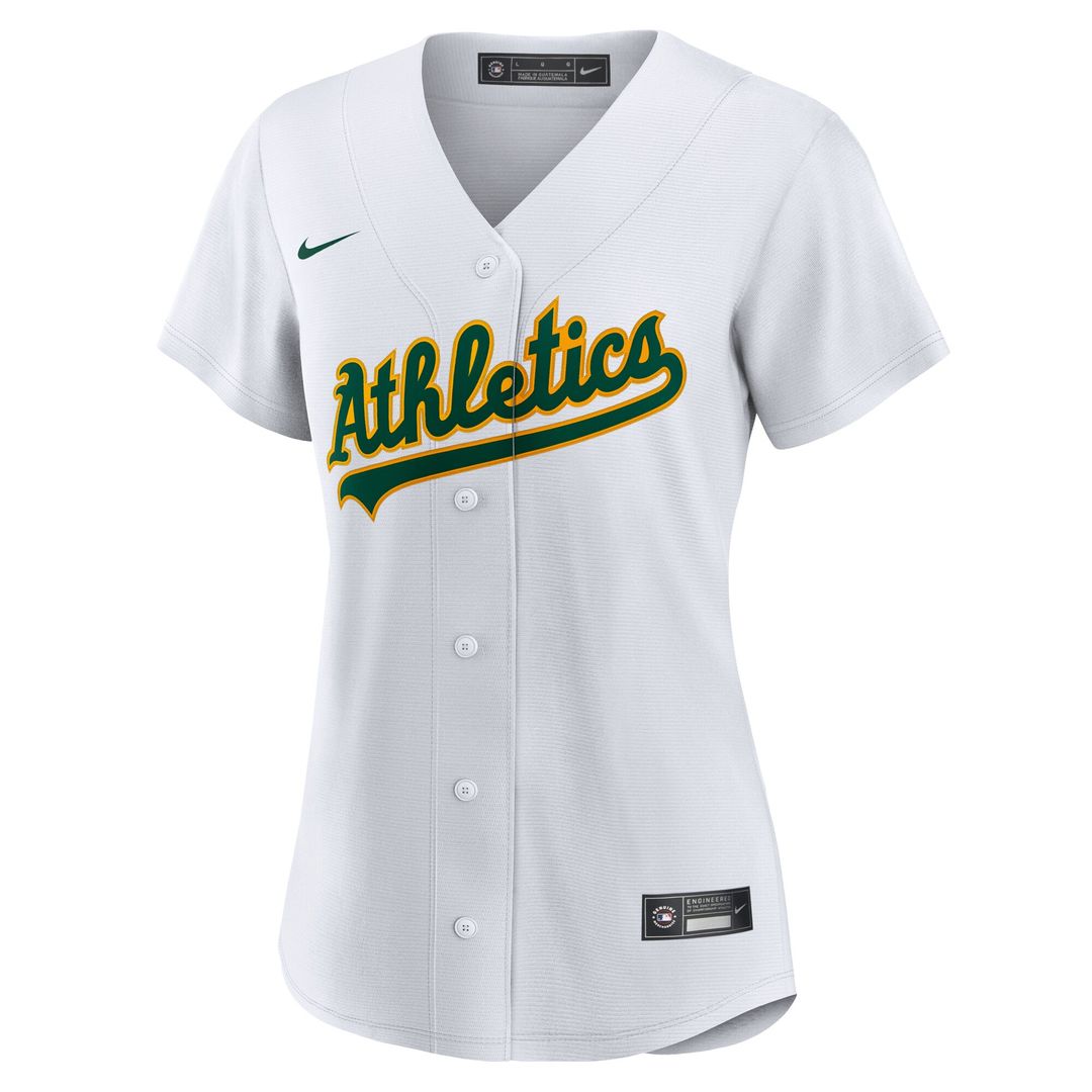 Athletics Denzel Clarke Nike Women's Home Replica Jersey - White