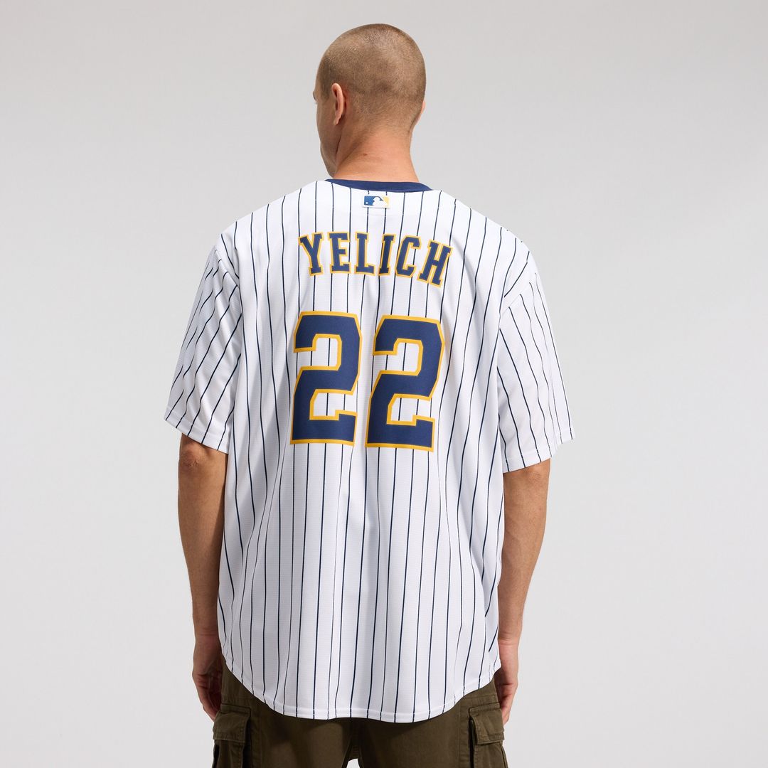 Milwaukee Brewers Christian Yelich Nike Alternate Replica Player Jersey - White