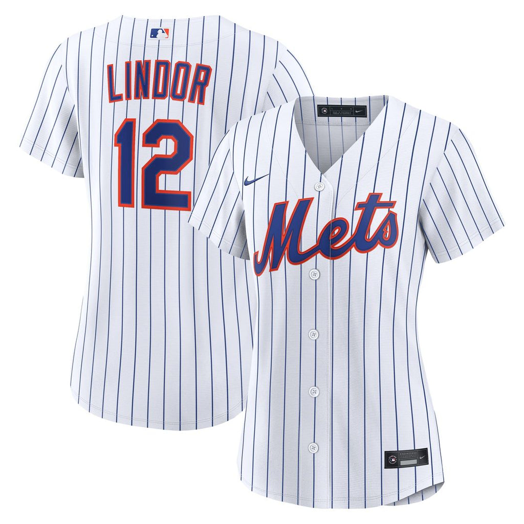 New York Mets Francisco Lindor Nike Women's Home Replica Jersey - White