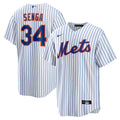New York Mets Kodai Senga Nike Home Replica Player Jersey - White/Royal