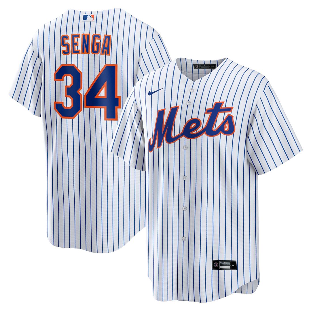 New York Mets Kodai Senga Nike Home Replica Player Jersey - White/Royal