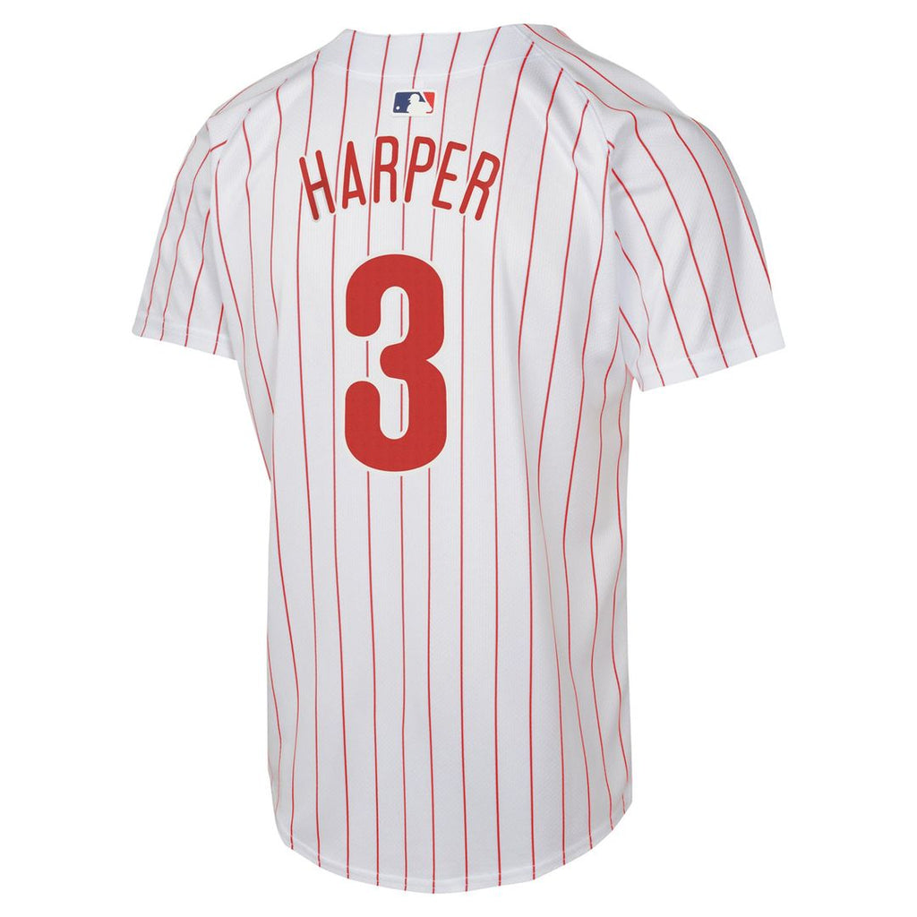 Philadelphia Phillies Bryce Harper Nike Youth Home Game Player Jersey - White