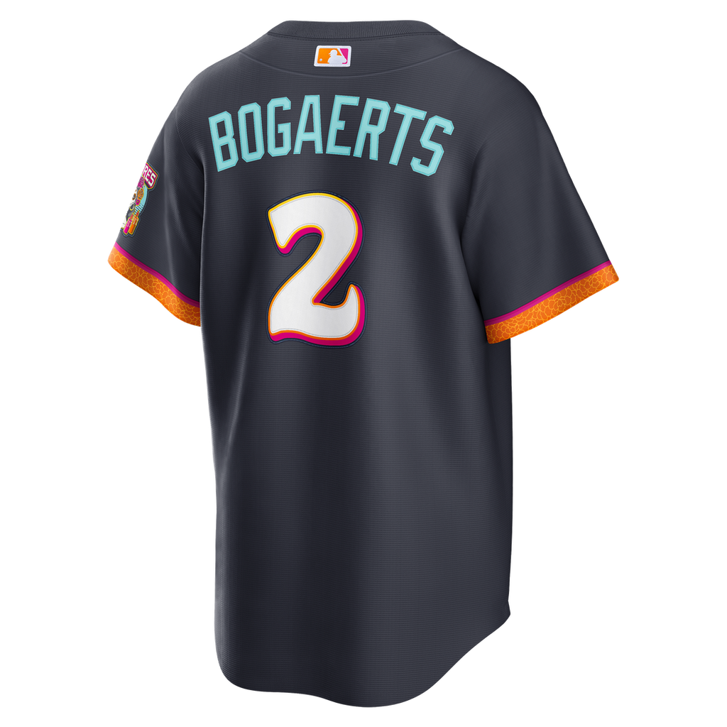 San Diego Padres Xander Bogaerts Nike 2026 City Connect Stadium Jersey - Obsidian