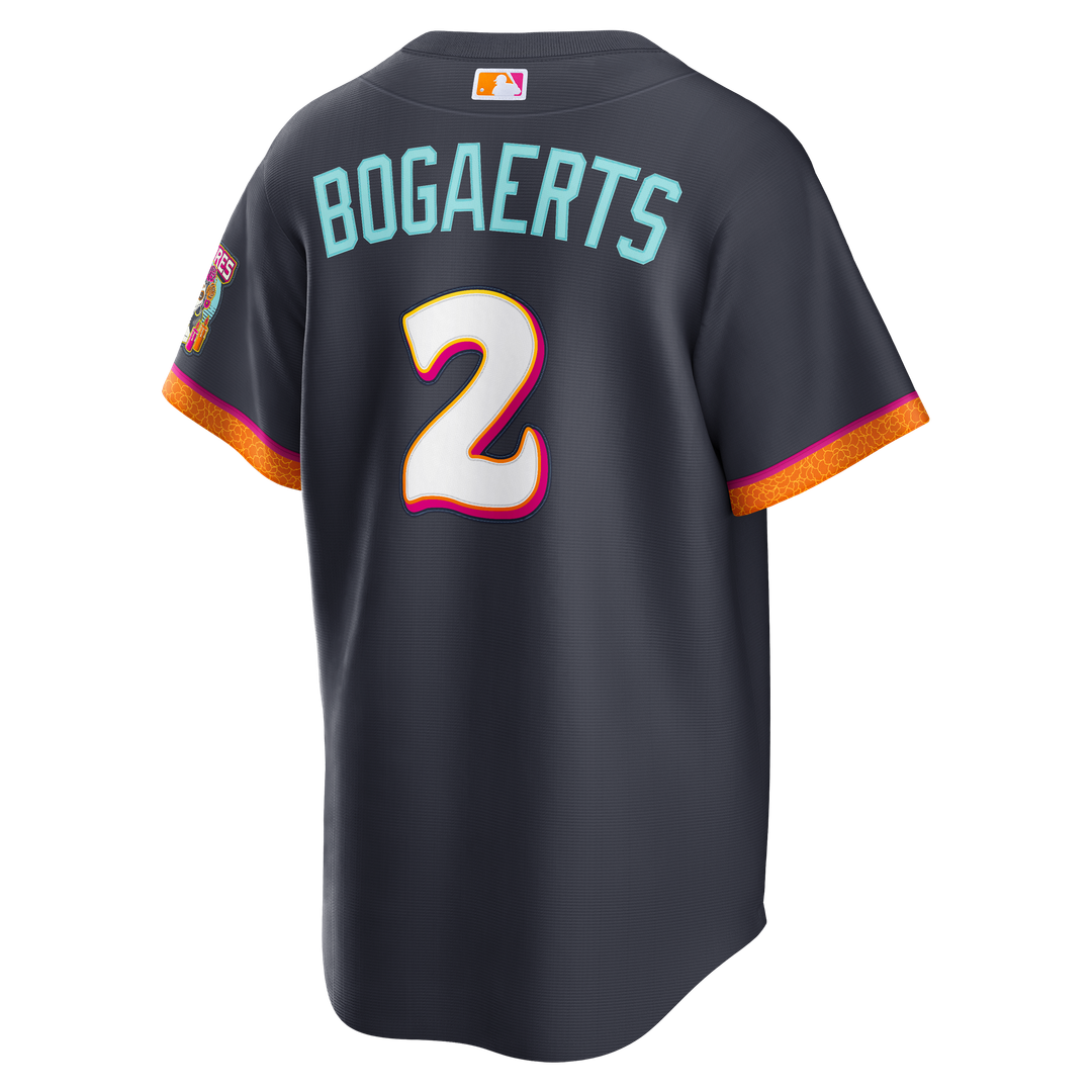 San Diego Padres Xander Bogaerts Nike 2026 City Connect Stadium Jersey - Obsidian