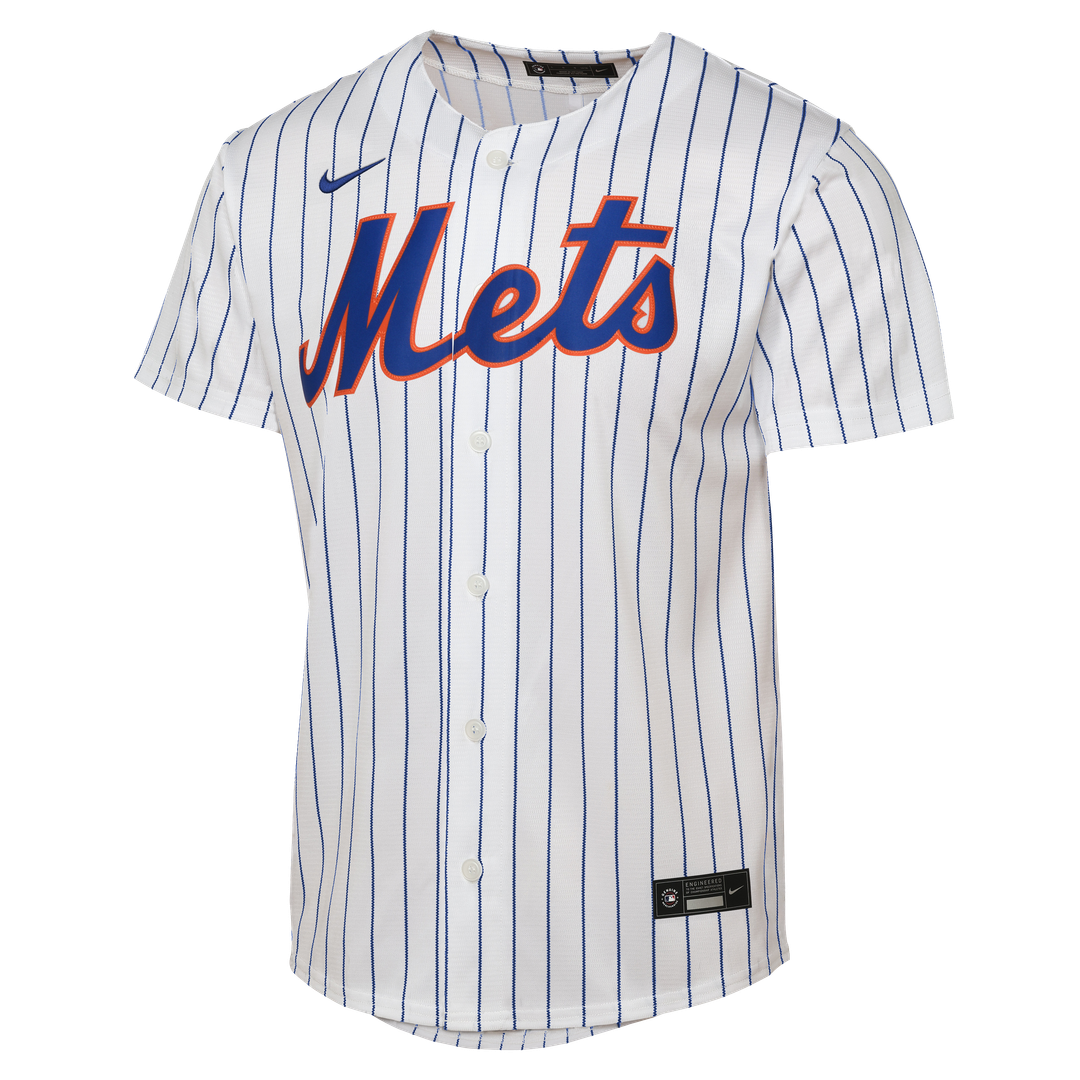 New York Mets Bo Bichette Nike Youth Home Baseline Jersey - White