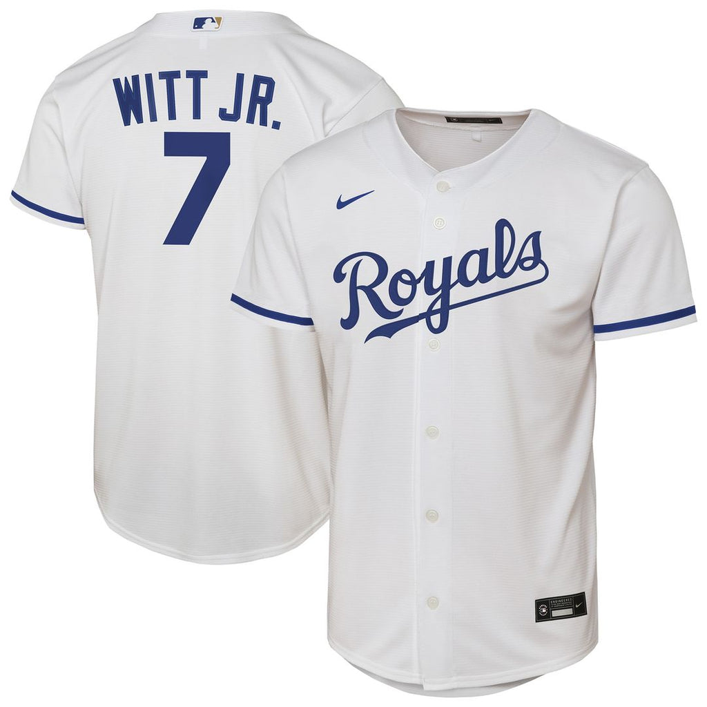 Kansas City Royals Bobby Witt Jr. Nike Youth Home Replica Player Jersey - White