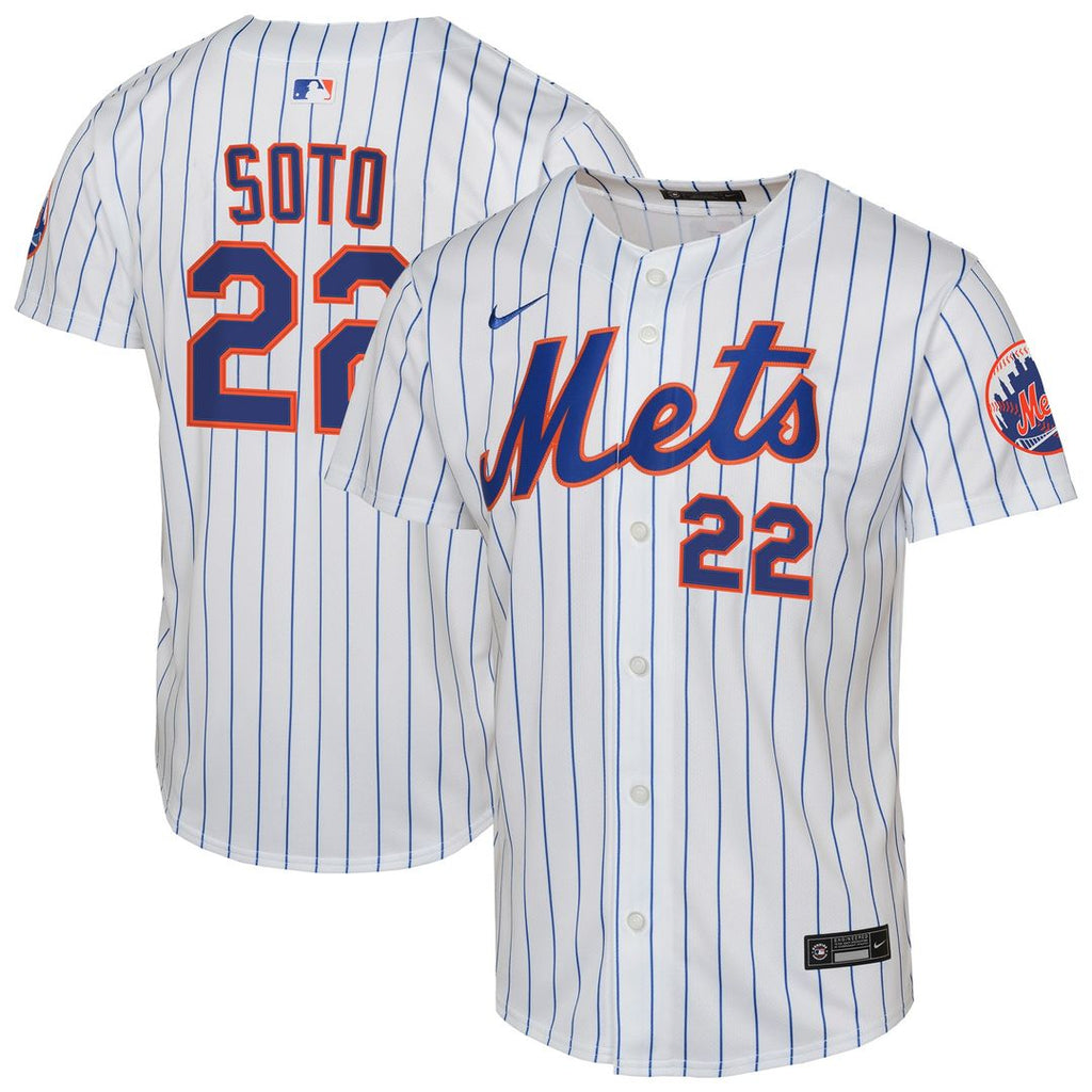 New York Mets Juan Soto Nike Youth Home Limited Player Jersey - White