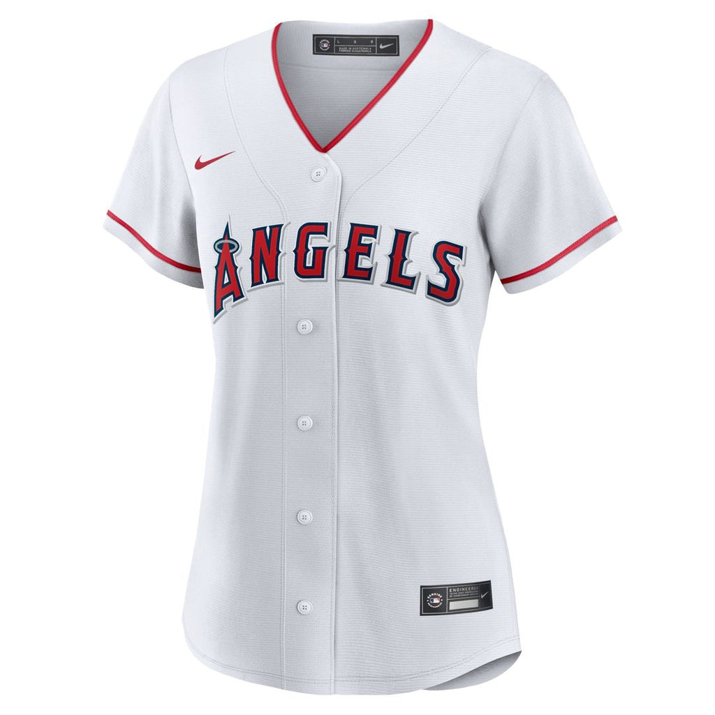 Los Angeles Angels Mike Trout Nike Women's Home Replica Player Jersey - White