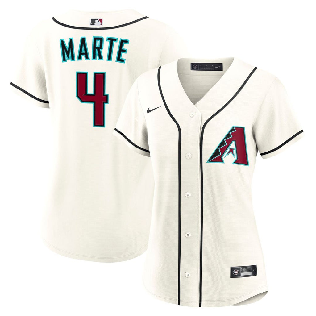 Arizona Diamondbacks Ketel Marte Nike Women's Home Replica Jersey - Cream