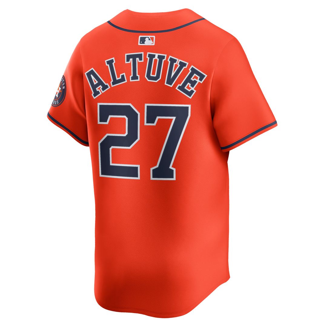 Houston Astros Jose Altuve Nike Home Limited Player Jersey - White