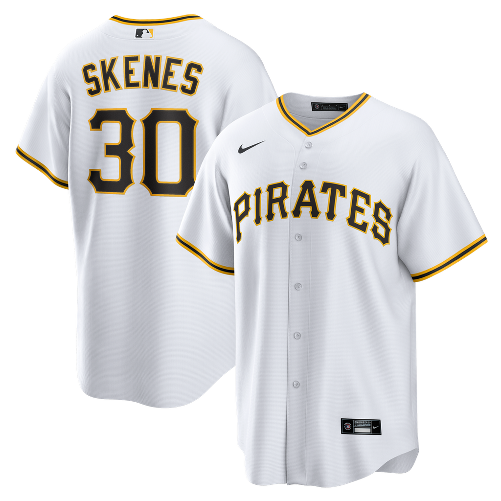 Pittsburgh Pirates Paul Skenes Nike Home Replica Player Jersey - White