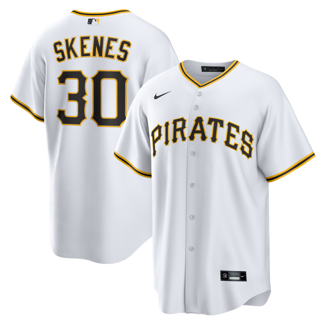 Pittsburgh Pirates Paul Skenes Nike Home Replica Player Jersey - White