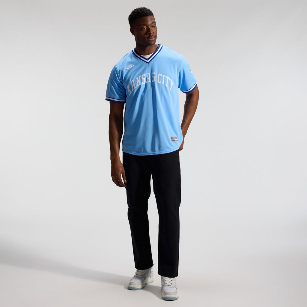 Kansas City Royals Bo Jackson Nike Throwback Cooperstown Limited Jersey - Light Blue