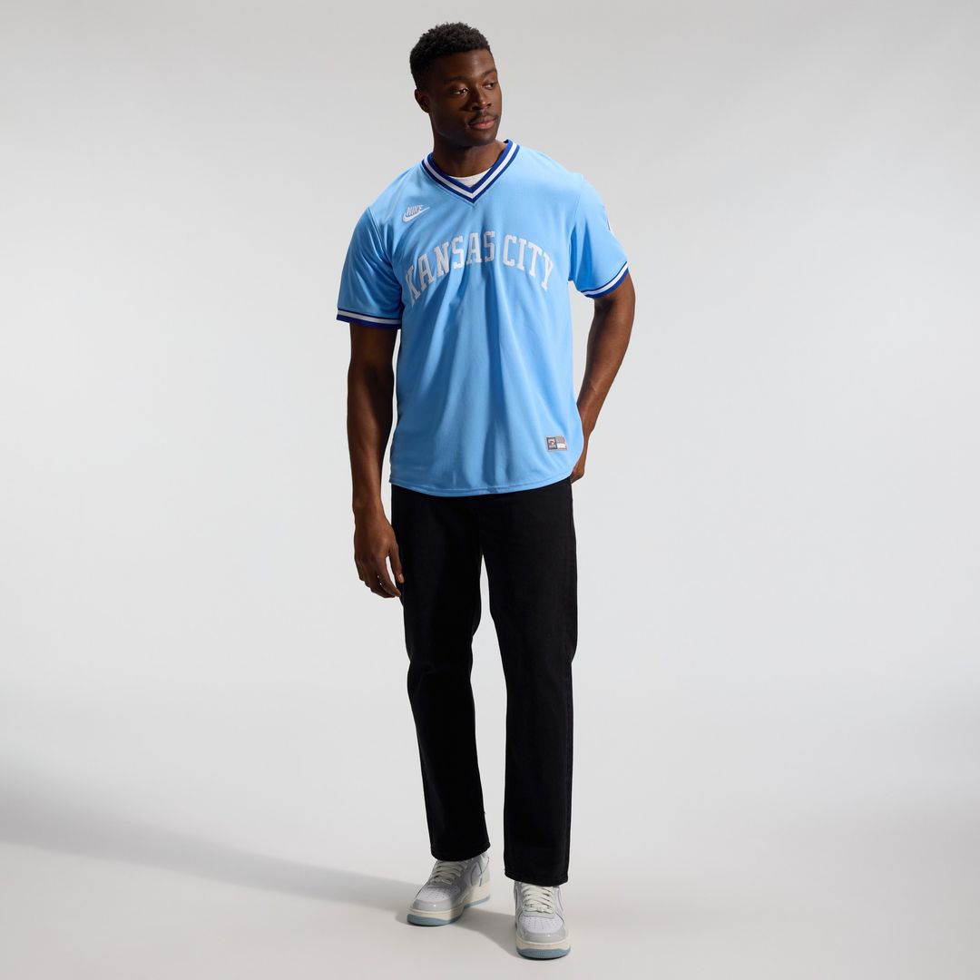 Kansas City Royals Bo Jackson Nike Throwback Cooperstown Limited Jersey - Light Blue