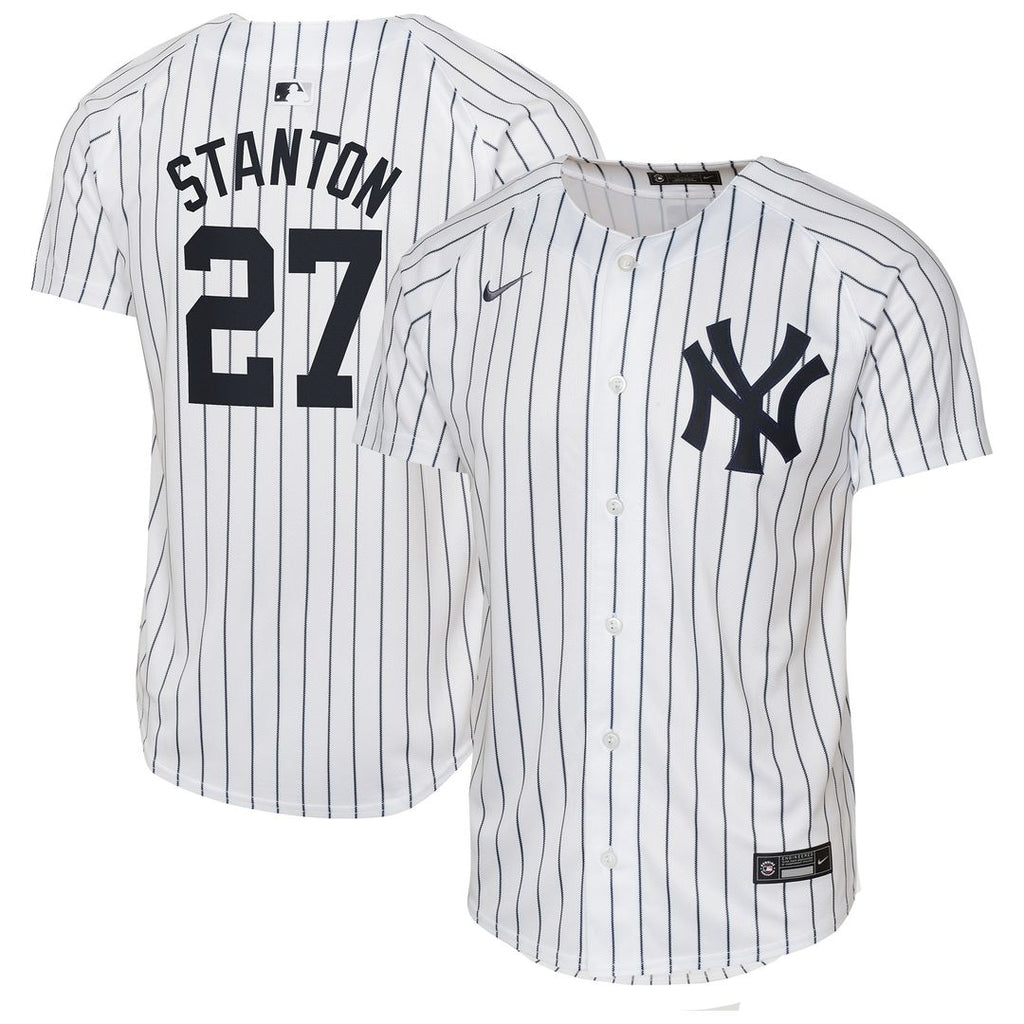 New York Yankees Giancarlo Stanton Nike Youth Home Limited Player Jersey - White